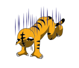 Daily life of fierce animals sticker #2747228