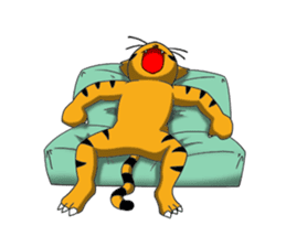 Daily life of fierce animals sticker #2747236