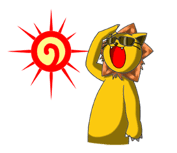 Daily life of fierce animals sticker #2747238