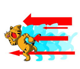 Daily life of fierce animals sticker #2747246