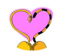 Daily life of fierce animals sticker #2747250