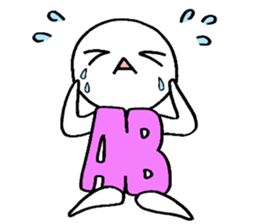 Blood type AB sticker sticker #2747281