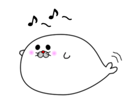 fluffy seal sticker #2747887