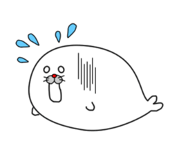 fluffy seal sticker #2747903