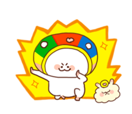 A lop eared Cat&polar bear&panda sticker #2748290