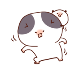 A lop eared Cat&polar bear&panda sticker #2748295