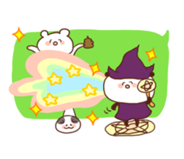 A lop eared Cat&polar bear&panda sticker #2748306