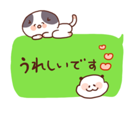 A lop eared Cat&polar bear&panda sticker #2748313