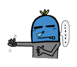 Radish mask sticker #2748631