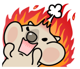 Carefree life of a loose cute wombat. sticker #2749380