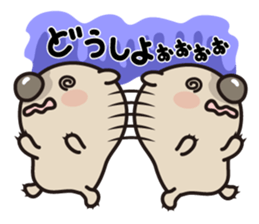 Carefree life of a loose cute wombat. sticker #2749384