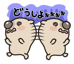 Carefree life of a loose cute wombat. sticker #2749384