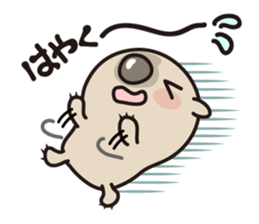 Carefree life of a loose cute wombat. sticker #2749390