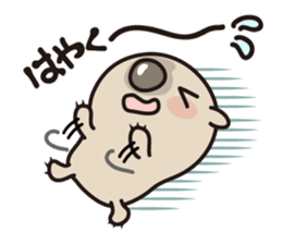 Carefree life of a loose cute wombat. sticker #2749390