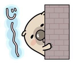 Carefree life of a loose cute wombat. sticker #2749397