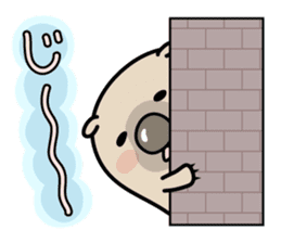 Carefree life of a loose cute wombat. sticker #2749397