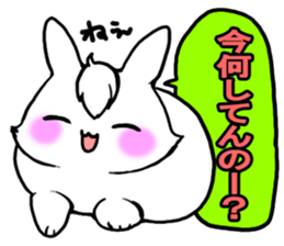 Bangs rabbit 3 Friend sticker #2749644