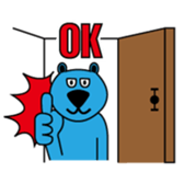 Hilarious Bear. sticker #2749701