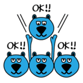 Hilarious Bear. sticker #2749709