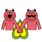 Hilarious Bear. sticker #2749719