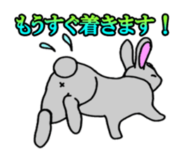 Bangs rabbit 2 honorific Hen sticker #2750453