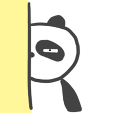 dog and panda sticker #2750494