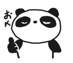 dog and panda sticker #2750504