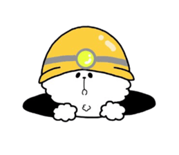 Bichon Frise is fluffy dog. sticker #2751587