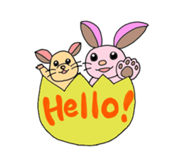 Colorful!Hamster Ponu and her friends sticker #2752139