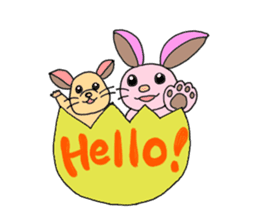 Colorful!Hamster Ponu and her friends sticker #2752139
