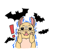 Colorful!Hamster Ponu and her friends sticker #2752147