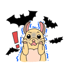 Colorful!Hamster Ponu and her friends sticker #2752147