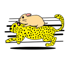 Colorful!Hamster Ponu and her friends sticker #2752149