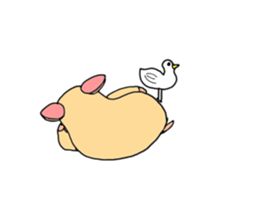 Colorful!Hamster Ponu and her friends sticker #2752151