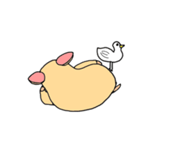 Colorful!Hamster Ponu and her friends sticker #2752151