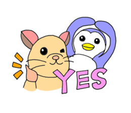 Colorful!Hamster Ponu and her friends sticker #2752153