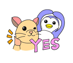 Colorful!Hamster Ponu and her friends sticker #2752153