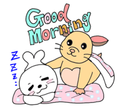 Colorful!Hamster Ponu and her friends sticker #2752165