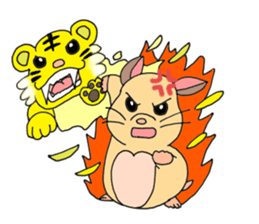 Colorful!Hamster Ponu and her friends sticker #2752168