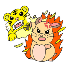Colorful!Hamster Ponu and her friends sticker #2752168