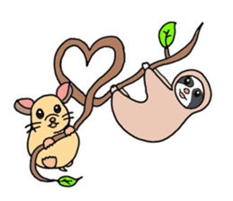 Colorful!Hamster Ponu and her friends sticker #2752173