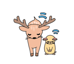 Colorful!Hamster Ponu and her friends sticker #2752176