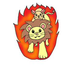 Colorful!Hamster Ponu and her friends sticker #2752177