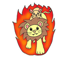 Colorful!Hamster Ponu and her friends sticker #2752177