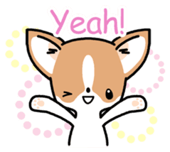 Kawaii Chihuahua (English) sticker #2752342