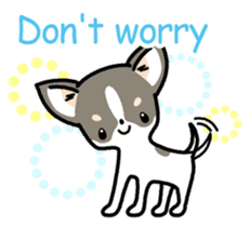 Kawaii Chihuahua (English) sticker #2752346