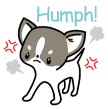Kawaii Chihuahua (English) sticker #2752351