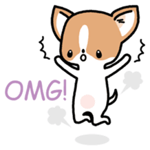 Kawaii Chihuahua (English) sticker #2752352