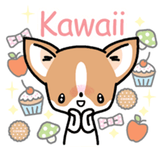 Kawaii Chihuahua (English) sticker #2752353