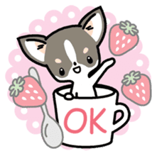 Kawaii Chihuahua (English) sticker #2752357